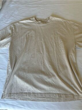 All Saints Xander Oversized T-Shirt Beidge Color Sz Medium Mens